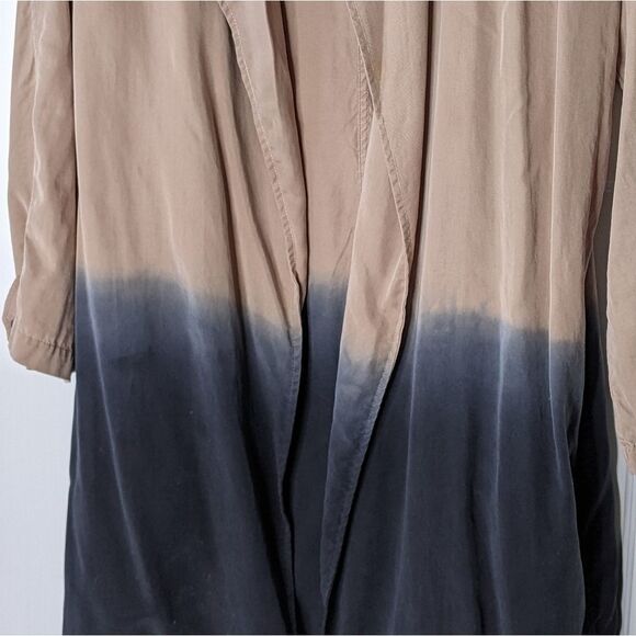 BLANKNYC Tie Dye Blue Ombre Drop Sleeve Open Duster size M - Picture 2 of 12